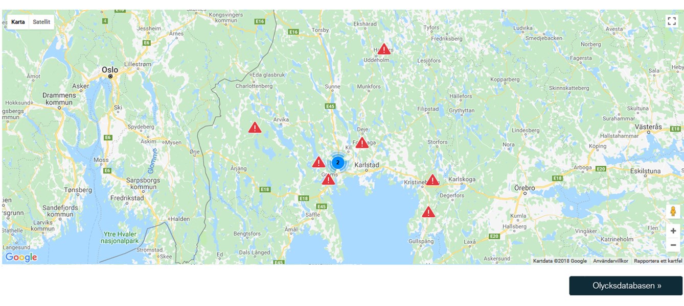 Trafikolyckor i Värmland